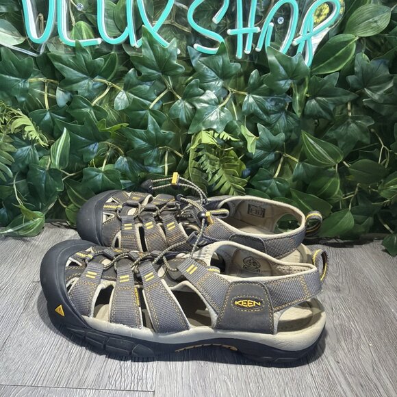 Keen Newport H2 Adjustable Outdoor Drawstring Sandal Mens Size 12 1008399 Black main image 9